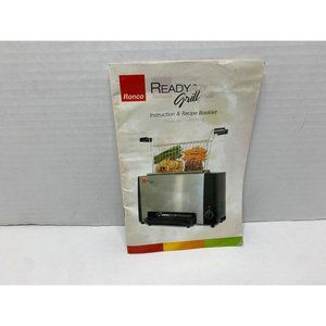 Manual booklet Ronco Ready Grill Instructions & Recipe Booklet 2014